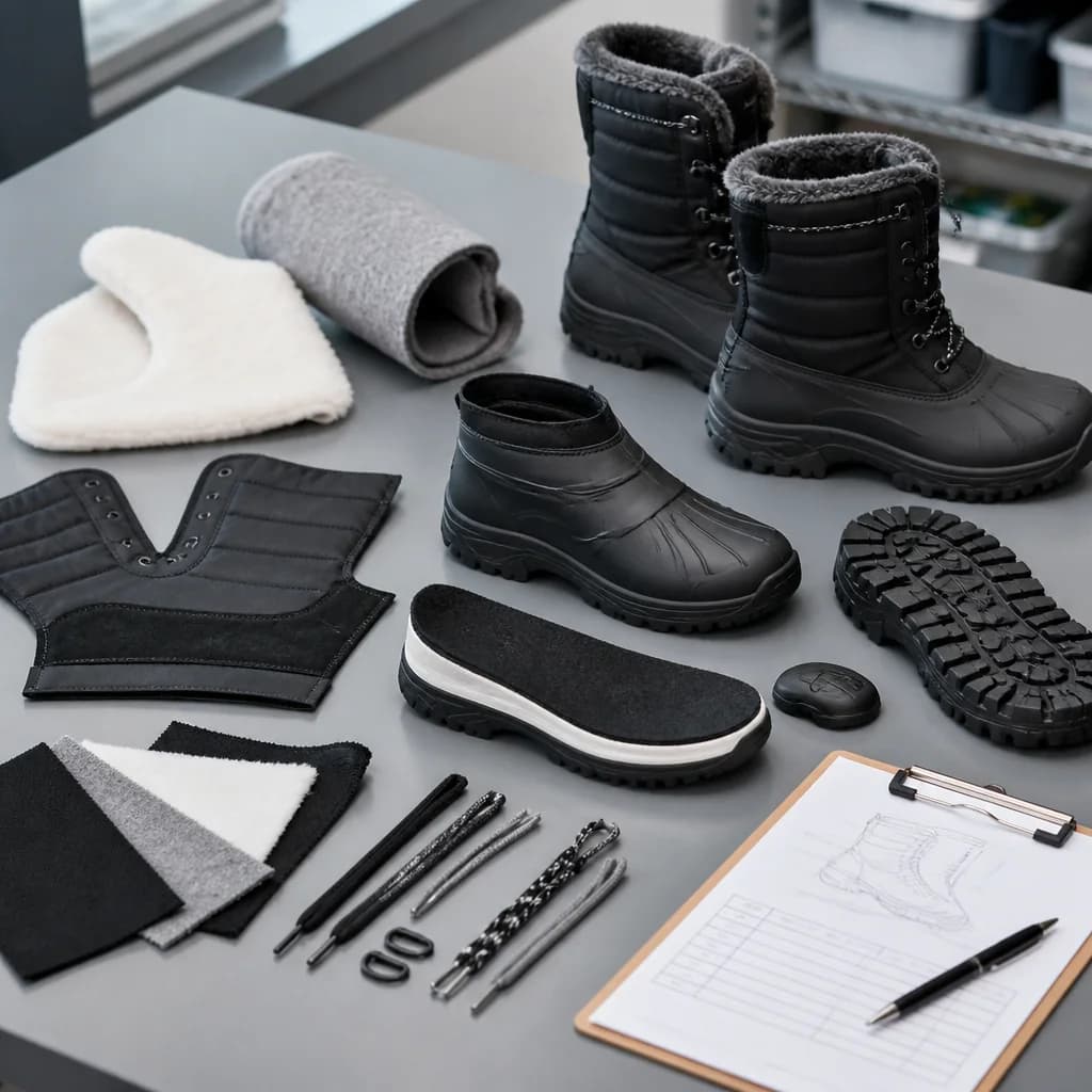 Specify Custom Women's Snow Boots Construction Materials First