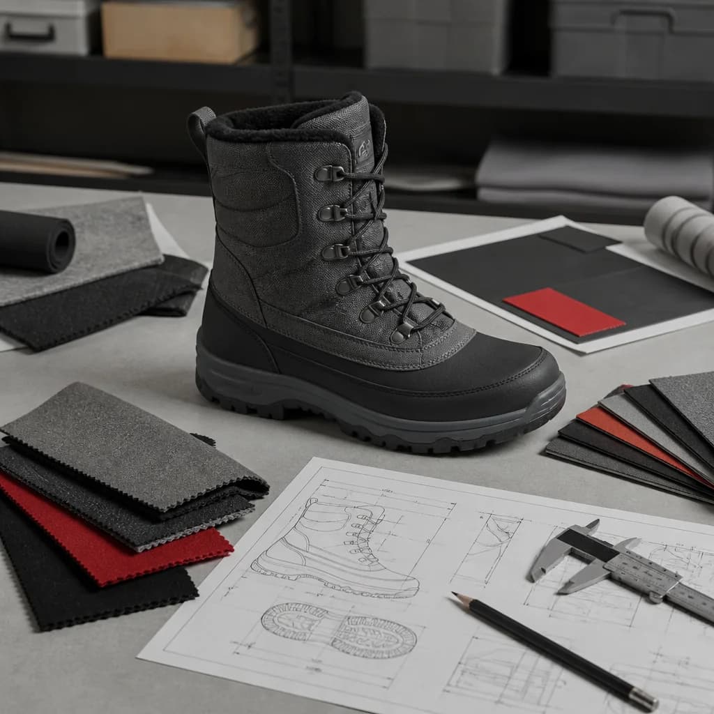 A custom waterproof winter boots specification for quotes