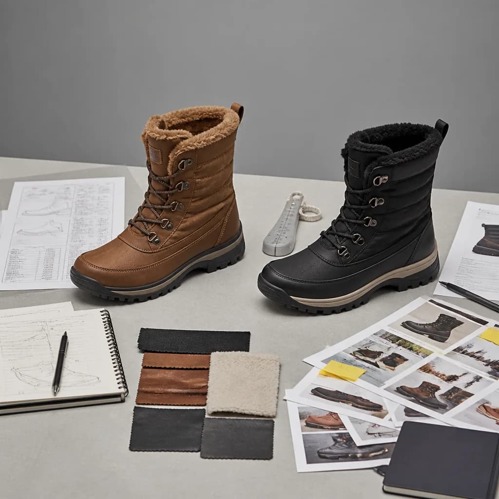 What to Submit for OEM vs private label women's winter boots