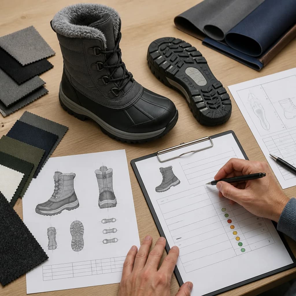 Wholesale Snow Boot Approval Brief: Define Open Points