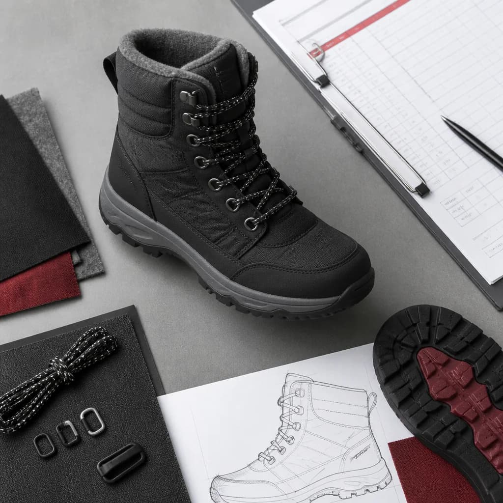Wholesale Snow Boot Sample Approval Checklist in One Record