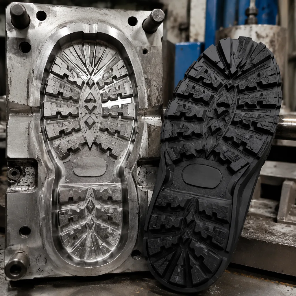 Rubber Outsole used in SnowBootWorks snow boots