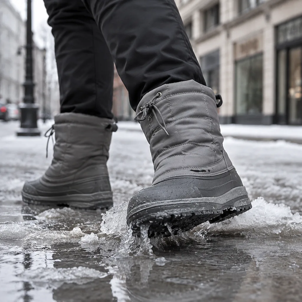 City winter walk